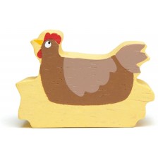 Дървена фигурка Tender Leaf Toys - Кокошка