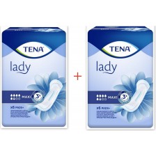 Дамски превръзки Tena Lady - Maxi, 2 х 6 броя