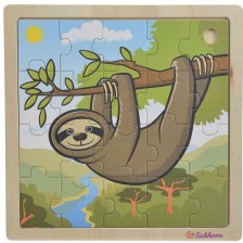 Дървен пъзел Eichhorn - Ленивец -1