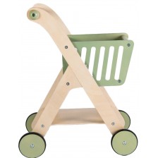 Дървена играчка Smart Baby - Количка за пазар -1