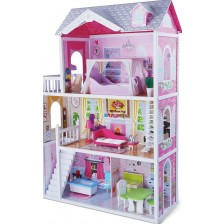 Moni Дървена Къща за кукли Aria 4107 -1