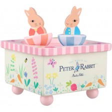 Дървена музикална кутия Orange Tree Toys Peter Rabbit - Розова -1