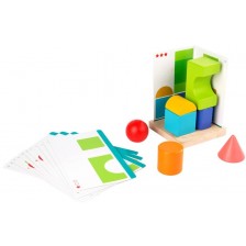 Дървена образователна играчка Lucy&Leo - Запознаване с геометрията