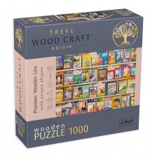 Дървен пъзел Trefl от 1000 части - Световни пътеводители -1