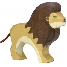 Дървена фигурка Holztiger - Лъв