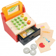Дървен игрален комплект Tender Leaf Toys - Касов апарат -1