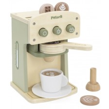 Дървена играчка Viga Polar B - Кафе машина, зелена -1