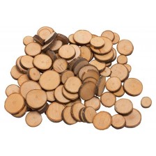 Дървени кръгчета Goki, 100 броя -1
