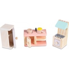 Дървен комплект Moni - Мебели за кухня -1