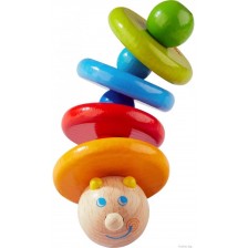 Дървена бебешка играчка Haba - Гъсеничка