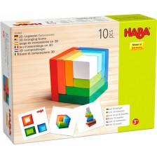 Дървени кубчета Haba, 10 части -1
