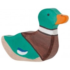 Дървена фигурка Holztiger - Плаващ паток -1