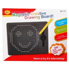 Дъска за рисуване Raya Toys - С магнитни мъниста -1