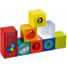 Дървена образователна игра Haba - Сетивни кубчета -1