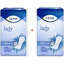 Дамски превръзки Tena Lady - Extra, 2 х 10 броя