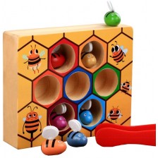Дървена игрa Kruzzel - Пчелна пита -1