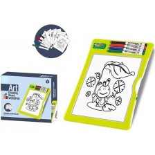  Дъска за рисуване Raya Toys - С шаблони и маркери