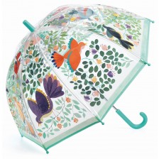 Детски чадър Djeco - Цветя и птици