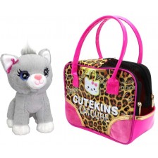 Детска играчка Cutekins - Коте с чанта Catoure -1