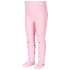 Детски памучен чорапогащник Sterntaler - Със звездички, 98/104 cm, 3-4 години