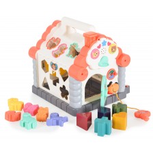 Детска играчка Hola Toys - Веселата сортер къща -1