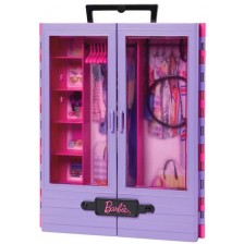 Детска играчка Barbie - Гардероб, лилав