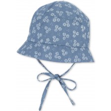 Детска лятна шапка с UV 50+ защита Sterntaler - 49 cm, 12-18 мeсеца, синя