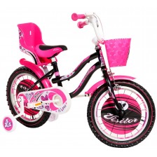 Детски велосипед Venera Bike - Little Heart, 16'', розов