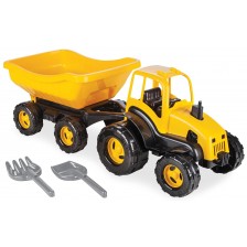 Детска играчка Pilsan - Трактор с ремарке -1