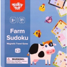 Детска игра Tooky toy - Судоку, ферма -1