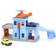 Детска играчка Green Toys - Паркинг, с колички -1