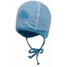 Детска лятна шапка Maximo - Синя с облаче, 37 cm