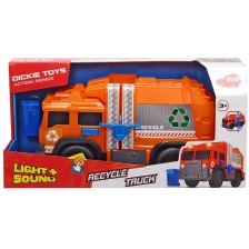 Детска играчка Dickie Toys - Камион за отпадъци, със звуци