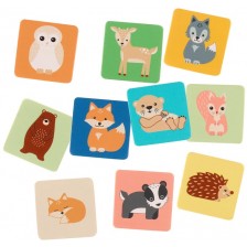 Детска мемори игра Orange Tree Toys - Горски животни -1