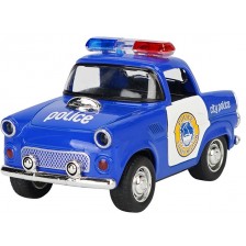 Детска играчка Raya Toys - Полицейска кола със звук и светлини, синя