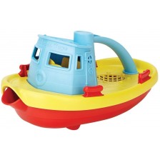 Детска играчка Green Toys - Лодка влекач, синя -1