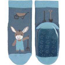 Детски чорапи със силиконова подметка Sterntaler - Магаре, 27/28, 4-5 години