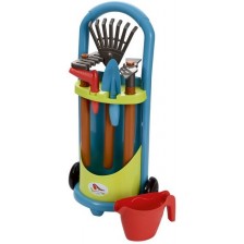 Детска градинска количка  Ecoiffier - с 6 инструмента -1
