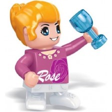 Детска играчка BanBao - Мини фигурка Момиче с чаша, 10 cm