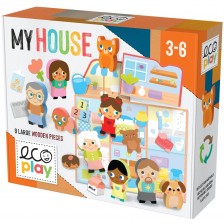 Детска игра Headu Ecoplay - Моята къща - изгради своя свят -1