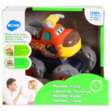 Детска играчка Hola Toys - Чудовищен камион, Бик -1