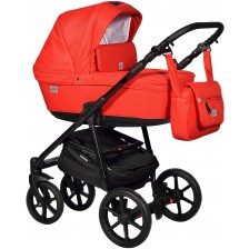 Комбинирана детска количка 2в1 Baby Giggle - Broco, червена -1