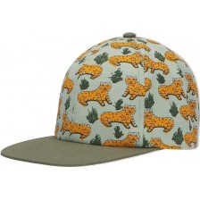 Детска бейзболна шапка с UV 50+ защита Sterntaler - С тигри, 51 cm,18-24 месеца