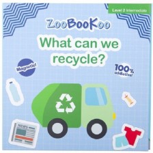 Детска магнитна книжка Bigjigs - Уча се да рециклирам -1