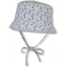 Детска лятна шапка с UV 15+ защита  Sterntaler - С две лица, 45 cm, 6-9 месеца -1