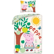 Детски спален комплект Uwear - Peppa Pig Garden
