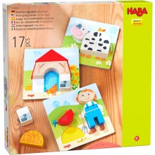 Детска игра за съвпадение и вгнездяване  Haba - Ферма -1