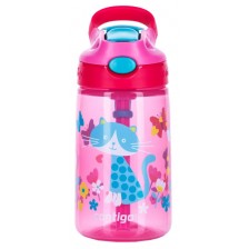Детска бутилка за вода Contigo Gizmo Flip - котка, 420 ml