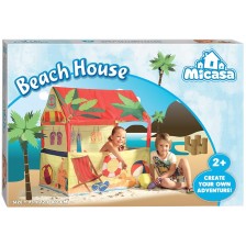 Детска палатка за игра Micasa - Къща на плажа -1