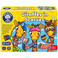 Детска образователна игра Orchard Toys - Жирафи с шалове
